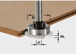 Festool Marószár kúpos anyával S8 1, 5-5 KL28 (499804)