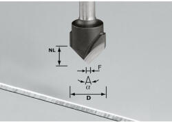Festool V-horonymaró HW S8 D18-90°/Alu (491444)
