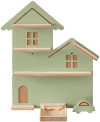 SONGMICS Toniebox polc, fali polc 35 figurának, gyermek polc, zöld (GKR801C10)