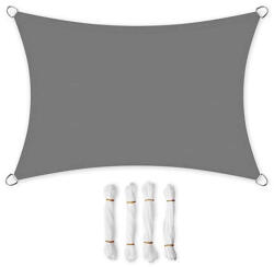 SONGMICS napvitorla 2x3 m füstszürke (GSH23BK)