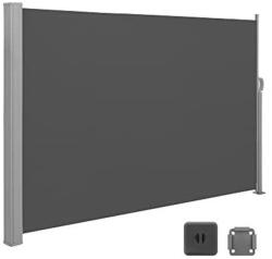 SONGMICS Oldalsó napellenző, 160 x 350 cm, Antracit (GSA165G02) - tutihome