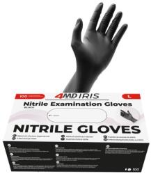  4WRK Mănuși de diagnostic 4MD IRIS din nitril negru 9/L (4MD IRI NI GLOVES L)