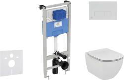 Ideal Standard ProSys - Set de instalare încastrată, toaletă și capac Tesi, clapetă Oleas M2, Aquablade, SoftClose, crom mat ProSys120M SP2 (ProSys120M SP2)