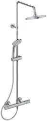 Ideal Standard Ceratherm T25 - Set de duș cu termostat, diametru 20 cm, 3 jeturi, crom A7209AA (A7209AA)