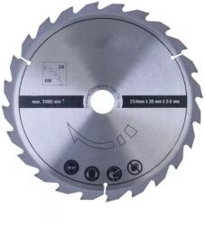 Scheppach körfűrészlap fához, TCT, 254x30x2, 8mm, Z24 fogas, HM 110MP, HM 254-hez (3901313701)