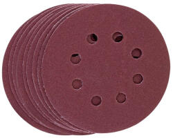 Scheppach csiszolólap készlet (9 db), Átmérő: 125mm, szemcsézet 80/180/240, 3-3-3 db (7903800729)