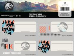 ICO Jurassic World 4db/ív füzetcímke (7570589014) - officedepot