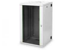 ASSMANN Dulap de rețea suspendat Unique 19" 20U rack 600x600, uși din sticlă, gri, împărțit, asamblat, 100kg cu două secțiuni, pivotant, gri (RAL 7035) (DN-19 20-U-3)