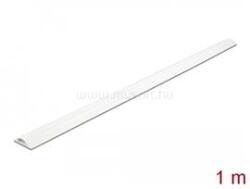 DELOCK Kábelcsatorna 30 x 8 mm - hossza 1 m, (fehér) (DL20704) (DL20704)