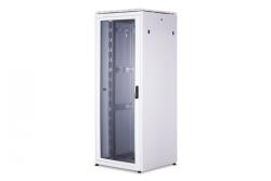 ASSMANN Dulap de rețea în picioare Unique 19" 42U rack 800x800, uși față din sticlă, gri, 800kg 2053x800x800 mm, culoare gri (RAL 7035) (DN-19 42U-8/8-1)