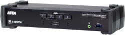 ATEN CS1824-AT-G KVM kapcsoló Fekete (CS1824-AT-G)