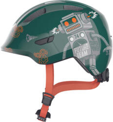 ABUS kerékpáros gyerek sisak Smiley 3.0, In-Mold, green robo, S