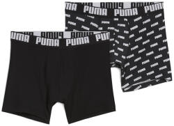 PUMA Everyday Logo Print Boxers 2P férfi boxer XL / fekete