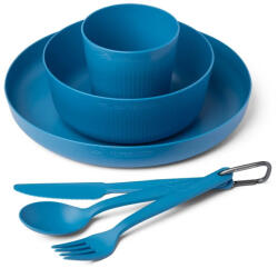Sea to Summit Camp Dinnerware Set - 6 pcs étkészlet kék