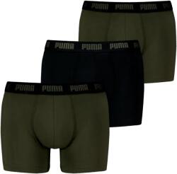 PUMA Everyday Boxers 3P férfi boxer XXL / khaki/fekete