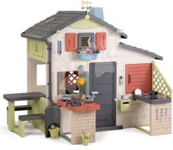 Smoby Căsuță Prietenilor cu atelier la intrare Friends House Life Smoby extensibilă cu filtru UV (SM810300-AA) Casuta pentru copii