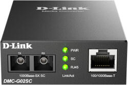 D-Link DMC-G02SC/B hálózati média konverter 1000 Mbit/s Multi-mode (DMC-G02SC/E)
