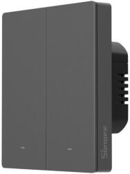 SONOFF SwitchMan M5 - 2 áramkörös, sorolható villanykapcsoló, Wi-Fi, Matter, (ÚJ) szürke (M5-2C-80M)