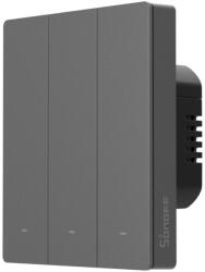 SONOFF SwitchMan M5 - 3 áramkörös, sorolható villanykapcsoló, Wi-Fi, Matter, (ÚJ) szürke (M5-3C-80M)