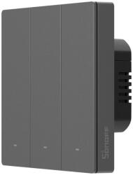 SONOFF SwitchMan M5 - 3 áramkörös villanykapcsoló, Wi-Fi, Matter, (ÚJ) szürke (M5-3C-86M) (M5-3C-86M)