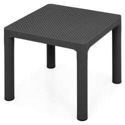  Masuta gradina KUDO patrata 45.5x45.5 cm antracit din polipropilena (MGDW102BLK)