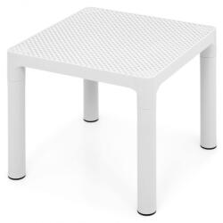  Masuta gradina KUDO patrata 45.5x45.5 cm alb din polipropilena (MGDW102WH)