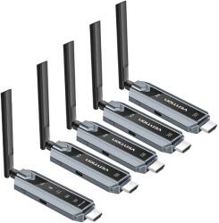 Vention Wireless HDMI Transmitter and Receiver (1*4) Kit Gray (ADPH0-4)