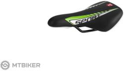 CTM Foxy gyerek nyereg, 140 mm, fekete/zöld