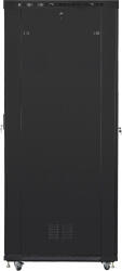 Lanberg Rack 19 Lanberg 47U, 800x1200mm, usi din sticla, negru (ff01-8247-12bl)
