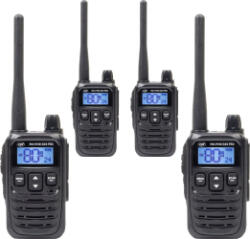 PNI Pachet 4 bucati statii radio portabile PNI PMR R45 PRO 446MHz, 0.5W, 99CH programabile, 16 PMR, VOX, TOT, BCL, Scan, Roger Beep (pni-r45-4) Statii radio
