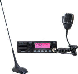 PNI Statie radio CB TTi TCB-900 EVO, DSS, 4W, 12-24V, cu antena CB PNI Extra 48, 45cm cu magnet inclus (tti-pack76) Statii radio