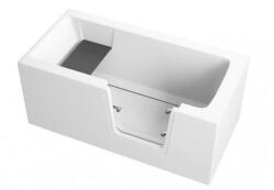 M-Acryl Héra 180x80 akryl fürdőkád nyitható üvegajtóva, lábbal, balos + előlap 12407 (12407)