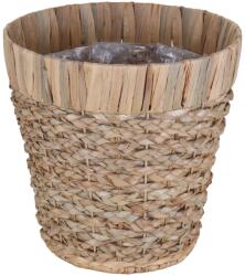  A. H. G. Virágkosár Banánlevél műanyag fóliával 32 cm x 31, 5 cm bézs-natúr