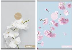STREET Caiet căptușit STREET A/4 54 pagini cu margine Flowers 65700 (65700)