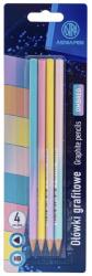 Astra Creioane grafit ASTRA PEN Ombre triangular HB 4 buc/blister 206023017 (206023017)