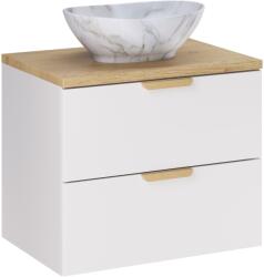 Comad Set dulap Comad Aster White ASTER WHITE 82-60-46-2S, lavoar Comad Pati UN-PATI-MW3, CREMONA 89-60-46 M (SETASWBCREMONA60CMUNPATI)