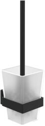 Villeroy & Boch Elements perie de toaletă înșurubat sticlă-negru TVA152017000K5 (TVA152017000K5)