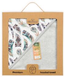 BabyMatex BabyMatex, Bamboo Design, prosop cu gluga din bambus, 100x100 cm - smyk - 108,99 RON