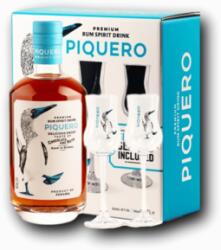  Piquero + 2 pohárral 40% 0, 7L ajándékcsomagolás 2 pohárral