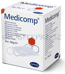  MEDICOMP 5 x 5 cm Flíz alapanyagú steril sebfedő lap 50 db