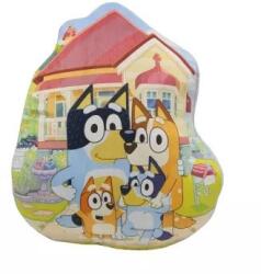 Halantex Bluey: A család - Bársonyos anyagú formapárna, 40 cm