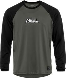 Horsefeathers Spike ls тъмнозелено, черно, бяло l (tm065g)