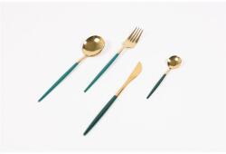 I.R.I.S. KT-233-G 24 darabos zöld-arany konyhai evőeszköz készlet (KT-233-G) - oneclick