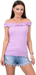  Női blúz, lila, fodros, egyméretű (35849160)
