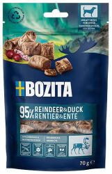 Bozita BOZITA Meaty Bites rénszarvas kacsás kutyakajak 70g
