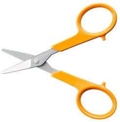 Fiskars Olló, körömvágó, 10 cm, egyenes, FISKARS Classic, narancssárga