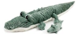 Les Deglingos-ptipotos PTIPOTOS Crocodil de pluș Croketou verde - mamă cu pui (SL76220)