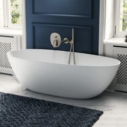 Villeroy & Boch Cada de baie freestanding, ovala, 170x75 cm, Quaryl, alb mat (Stone White), Villeroy & Boch Antao UBQ170TAO7V-RW UBQ170TAO7V-RW (UBQ170TAO7V-RW)