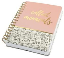 Sigel Jolie keményfedeles, pontrácsos spirálfüzet Sweet Dots, (168x215mm, ) (JN601)