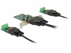 Delock 65841 2x Soros RS-422/485 port bővítő PCIe kártya (65841)